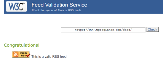 RSS 피드 검증 서비스