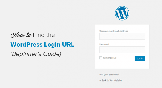 Kako najti URL strani za prijavo v WordPress