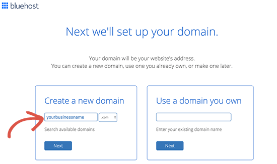 Выберите бесплатный почтовый домен